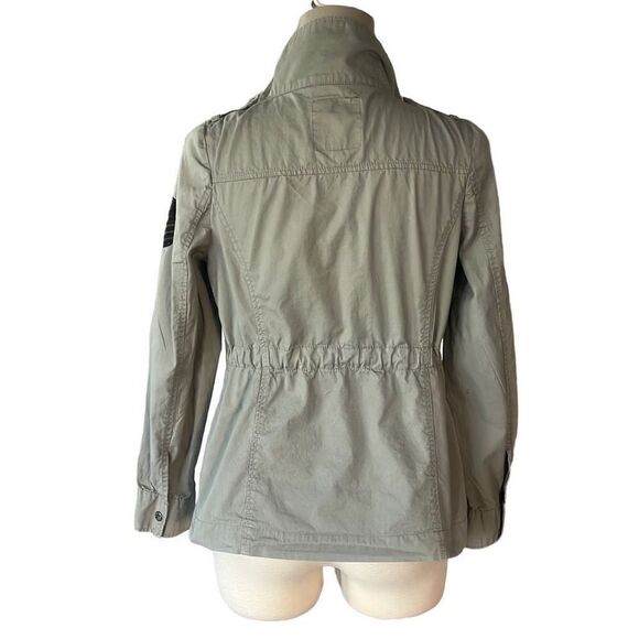 Therapy by Lane Crawford Full Zip Khaki Jacket Women’s Medium - Picture 2 of 7